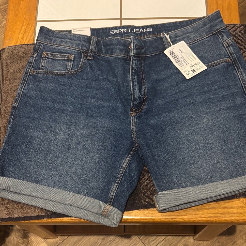 Esprit Blue Denim Women's Shorts